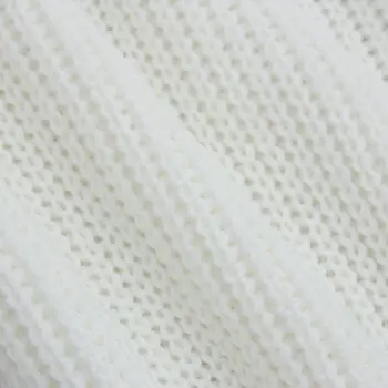 Šilčiausias ponios atsitiktinis off-pečių žibintų rankovėmis megzti megztinis suknelė