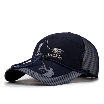 Žvejybos Hat Bžūp Lauko Sporto Skrybėlės Pėsčiųjų Skydelis UV Apsauga Vyrams, Moterims, Reguliuojamas Kvėpuojantis Golfo Kepurės