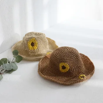 01912-pan368 vasaros rankų darbo popierius, žolės, gėlių galima sulankstyti lady paplūdimio atostogų kibirą bžūp moterų laisvalaikio skrybėlę