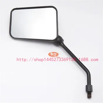 1 pora motociklo galinio vaizdo veidrodėlis juodas motociklas pusės veidrodėlis motoroleris veidrodėliai universalūs priedai Kawasak Suzuki 8MM 10MM