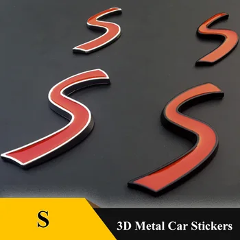 1 VNT 3D metalų emblema, grilis, automobilių logo lipdukus ženklelio Lipdukai Automobilio stilius Už BNW MINI cooper S JCW F55 F56 F60 r55 toksiškas gyvūnijai R56 R60 R61