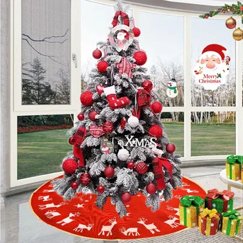 1 Vnt Kalėdų Eglutė Sijonas Atostogų Decoations Kalėdų Medžio Namų Dekoro Elnio Modelis