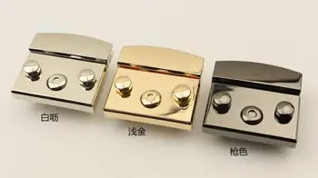 (10 vnt/daug) Gamykloje didmeninė krepšiai, rankinės metalo meilės formos twist lock dekoratyvinis sagtis aparatūros priedai