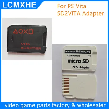 (10pc)V2.0 V3.0 V5.0 SD2VITA Adapteris, Skirtas PS Vita Atminties Kortele PSVita Žaidimas Kortelės 1000 2000 PSV 3.60 Micro SD TF lizdas adapteris
