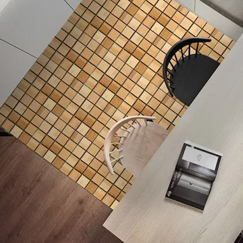 10vnt 10cm Retro Plytelės Sienų Lipdukai PVC, atsparus Vandeniui, Vonios kambarys, Virtuvė, Lipdukai