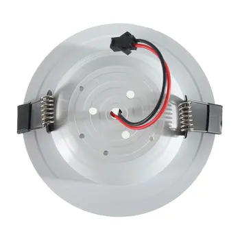 10VNT Apvalus Įleidžiamas LED Lubų Šviesos diodų (Led) Skydelį Žemyn Šviesos Downlight Rungtynių Lempos Lemputė AC85-265V 9W Šiltai balta/Balta Apšvietimas