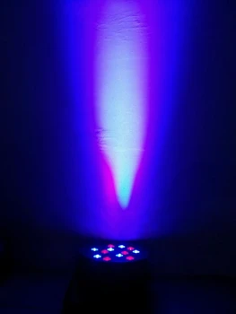 10vnt/Daug, LED par Šviesos 18w RGB Par64 Slim Galite Butas Žibintai disco club vestuvių apšvietimas dj etapas Įranga, DMX