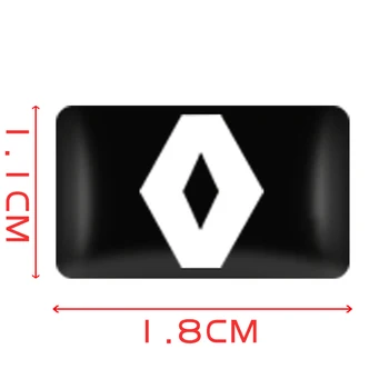 10vnt Epoksidinės Automobilio Salono Apdailos Emblema Lipduką 