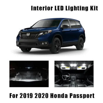 12 Lemputes Canbus Baltas Automobilis LED Žemėlapio Skaitymas Duris Šviesos Interjero Komplektas Honda Passport 2019 2020 Kamieno Tuštybės Veidrodis Lempos