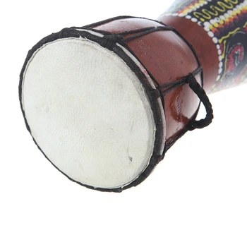 1Pc 4 colių Profesinės Afrikos Djembe Būgnų Bongas Medienos Gera Garso Muzikos Instrumentas