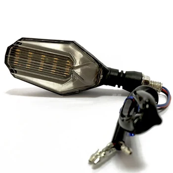 1Pc Motociklo modifikuotų Posūkio signalai, vandeniui posūkių žibintai LED posūkių lempos dekoratyvinis Signalo žibintai Dienos lempos Cafe Racer