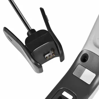 1Pcs Pakeisti Plastikiniai Įkrovimo lizdas Smart Clip Žiūrėti 1m USB Įkroviklis Duomenų Kabelis Laidas Garmin Vivosmart 4 Žiūrėti Naujas