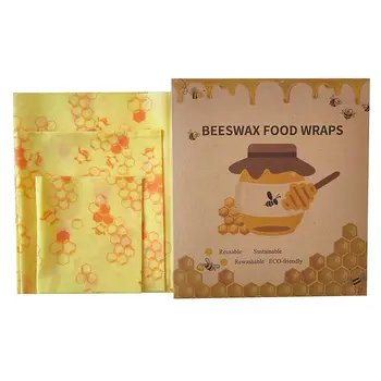 1set Ekologinio Draugiškas bičių Vaškas Maisto Wrap Virtuvės Šviežių Išlaikyti Daugkartinio naudojimo Įpakavimo Natūralus bičių Vaškas Audinys Virtuvės Įrankiai
