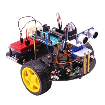 2-in-1 Projektas Super Starter Kit Protingas Robotas Automobilių Susipažinkite su Programa Kamieninių Žaislai Arduino (Įskaitant R3 Mainboard)