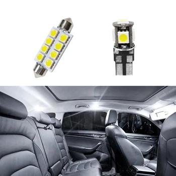 2 vnt Automobilių Interjero LED Žibintai Lemputės Rinkinys, Skirtas 