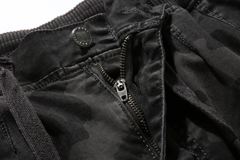 2018 Aukštos Kokybės Mens Karinių Krovinių Kelnės Multi-kišenės, Baggy Vyrų Poilsiu Kamufliažinės Kelnės Laisvalaikio Kelnės Kombinezonas Kariuomenės Kelnės