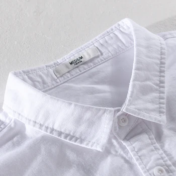 2020 m. Naujas stiliaus pavasario ilgomis rankovėmis Oksfordo medvilnės marškinėliai vyrams, prekės atsitiktinis marškinėliai vyrams patogus madinga shirt mens camisa