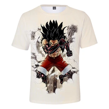 2020 m. Vienas Gabalas Luffy marškinėliai Mados Hip-hop ' O marškinėlius ant kaklo streetwear Vyrų/Moterų drabužiai marškinėliai anime vasarą Naujas viršūnes