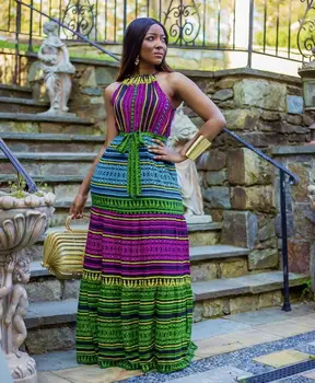 2020 metų vasaros seksualus afrikos moterų spausdinimo ilgas berankovis suknelė afrikos suknelės moterims afrikos drabužiai