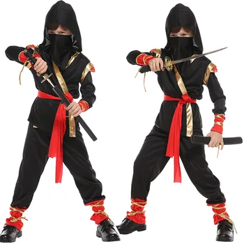 2020 Naujų Vaikų Berniukų Ninja Karnavaliniai Kostiumai Helovinas, Kalėdos Maskaradas Naruto Fancy Dress Vaikų Anime Cosplay Drabužiai