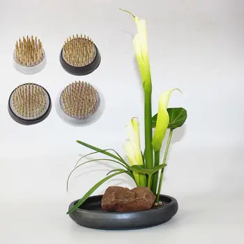 2021 Naujos Kartos Ikebana Kenzan Gėlių Varlė Su Gumos Tarpiklis Meno Fiksuotojo Organizuoti Įrankiai