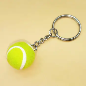 2cm teniso keychain maišelį pakabukas ventiliatorius pakabukas sporto renginys maža dovana auskarai auskarai klavišą priedai