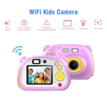 2MP 1080P Skaitmeninis Fotoaparatas Vaikams Portable WIFI Vaikai Fotoaparatas