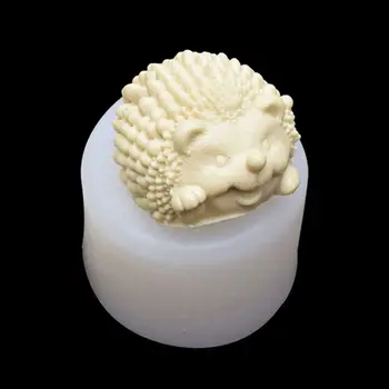 3D Gyvūnų Silikono Formų Dervos Liejimo Formų Liūtas Ežys Epoksidinės Dervos, Silikono Formų Papuošalai Formavimo Priemonės