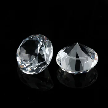 3D Sumažinti Kristalų Deimantas, Perlas, Prespapjė Putojantis Stiklo Brangakmenio Vestuvių Puošmena, Dovanos Home TV Counter Apdailos Priedų