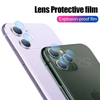 3Pcs/Daug Fotoaparatas Protector, iPhone, 11 Pro Max X XR XS Max Objektyvas Screen Protector, Grūdintas Stiklas Dėl 