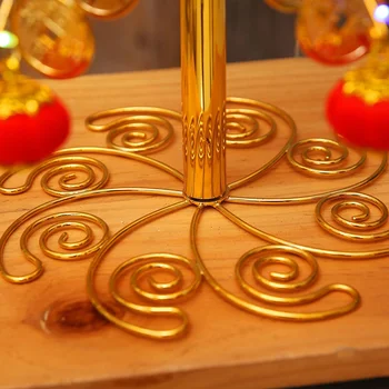 48 x 55cm Kinų naujieji Metai Žibintų Monetos Eglutė su Šviesos Parduotuvė Vitrina Apdailos Švenčių & Šalies Prekių