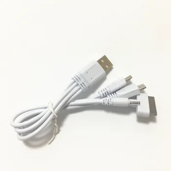 4in1 Universalus USB Sieninis Įkroviklis Kelionės Energijos Įkrovimo Kabelis USB 