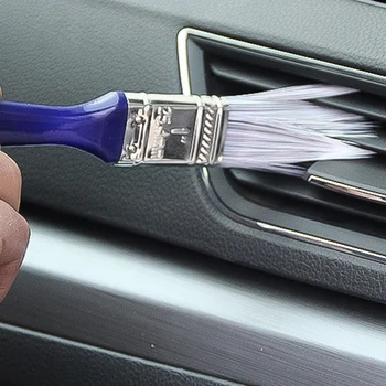 4Pcs Praktiniai Automobilių Švarus Įrankiai Automobilių Oro Kondicionavimo Angos Clean Šepetys Langų Žaliuzės Klaviatūros Brush Cleaner