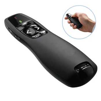 50set R400 2.4 Ghz USB Wireless Presenter Lazerinė Rodyklė PPT Remote Control 