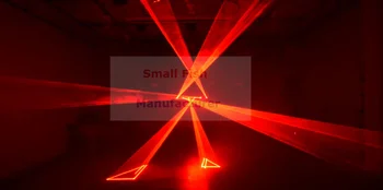 6 Objektyvo 12W DMX RGB Animacija Lazerio DJ Projektorius Disco Scenos Apšvietimas Poveikį Šalies Vestuvių Poilsio Klubas, Baras Skaitytuvas Lazerių Šou