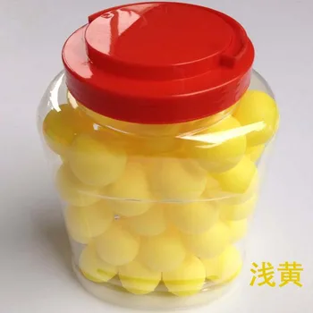 60 vnt 40mm raudona/geltona/mėlyna/žalia/oranžinė/balta/violetinė loterijos žaidimas kamuolys stalo teniso pramogų spalvotų kamuoliukų