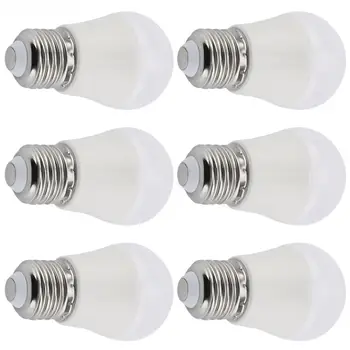 6PCS 5W Mini LED Lemputės Šiltai Balta E26 Lemputės G45 Lemputės, Lempos, Apšvietimo Priedų lampada led