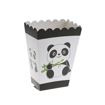 6pcsKids Panda Dėžės Kukurūzų Lauką Atveju, Dovanų Dėžutėje Naudai Aksesuaras Gimtadienio Prekių Panda Kukurūzų Lauke