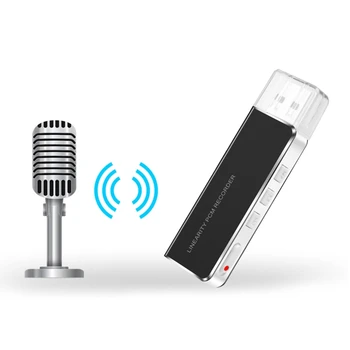8 GB Mini Skaitmeninis Diktofonas MP3 Muzikos Grotuvą, USB Diskas, Flash atmintinė Verslo Konferencijos, Interviu, Seminarai