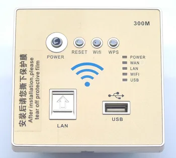 86 tipo Namuose Pažangaus Belaidžio ryšio Lizdo Skydelis WiFi Router Kartotuvas 300Mbps su USB LAN 3G