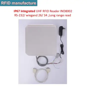 9.2 dbi apskrito rda antenos reader RS232 Wiegand26/34 pasyvus rfid žymę reader uhf epc gen2 multi žymas, automobilių Stovėjimo aikštelių sistema