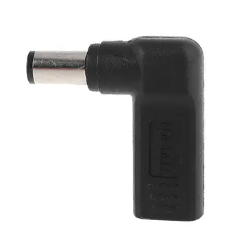 90 Laipsnių USB-C Tipo C Moterų iki 7.4x5.0mm DC Male Kištuko Adapteris, skirtas 