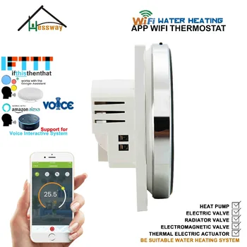 95-240VAC WIFI kontroliuojamos termostatiniai radiatorių termostato vožtuvas 