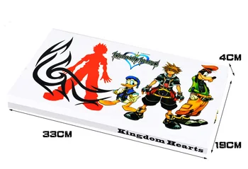 9Pcs/Daug Kingdom Hearts Grandinės Gražus Spalvingas Metalo Keychain Raktų pakabukai Su Dovanų Dėžutė