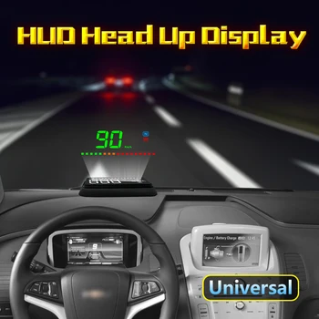 A2 ekranas head up display gps Skaitmeninis Automobilių Spidometro Auto Stiklas Projekto Spidometras GPS hud head up display už Visus automobilius