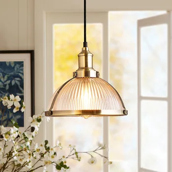 Amerikos pramonės loft derliaus pakabukas šviesos, stiklo, geležies valgomasis E27 spalva Edison lemputė namų lempa