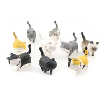 Animacinių filmų Lėlės Modelis Žaislas Mielas Japonijos Gyvūnų Augintinių Sapnas, Kačių Figūrėlės Kačiukas Pav Ornamentu Namų Dekoro Vaikų Dovana 