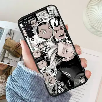 Anime Haikyuu Patinka Tinklinis Telefoną Atveju Xiaomi Mi 10 9 9t cc9 Pro lite