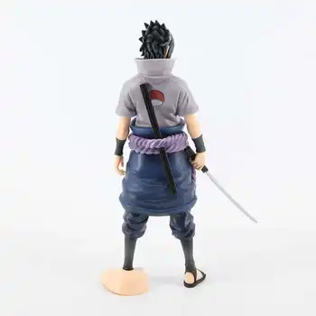 Anime Naruto Shippuden Pav 28cm Didelis Dydis Uchiha Sasuke Statulėlės Stovi Ver. Sasuke Veiksmų Skaičiai PVC Kolekcijos Modelis Žaislai