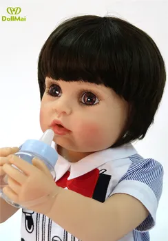 Atgimsta Lėlės 56cm Išskirtinės Silikono vinilo reborn baby doll, kaip naujagimis berniukas, mergaitė atgimsta bamblys kūdikiams gyvas Bonecas atgimsta